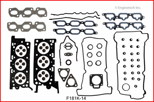 2008 Mercury Mariner 3.0L Engine Gasket Set F181K-13 -7