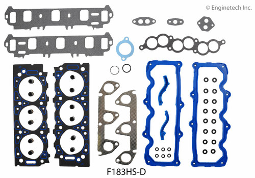 1991 Ford Aerostar 3.0L Engine Cylinder Head Gasket Set F183HS-D -6