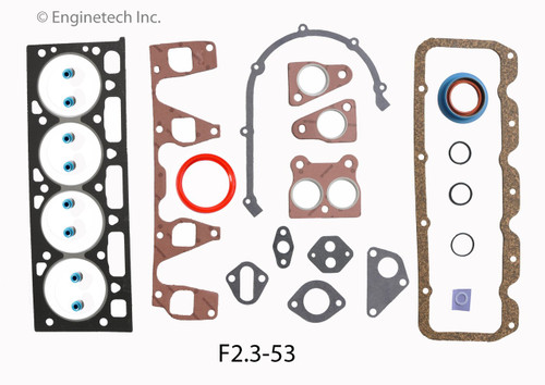 1993 Ford Tempo 2.3L Engine Gasket Set F2.3-53 -19