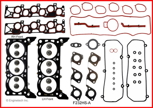 2002 Ford Windstar 3.8L Engine Cylinder Head Gasket Set F232HS-A -3