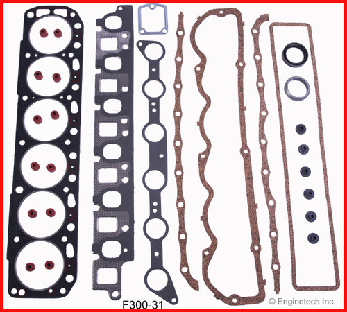 1987 Ford E-150 Econoline Club Wagon 4.9L Engine Gasket Set F300-31 -384