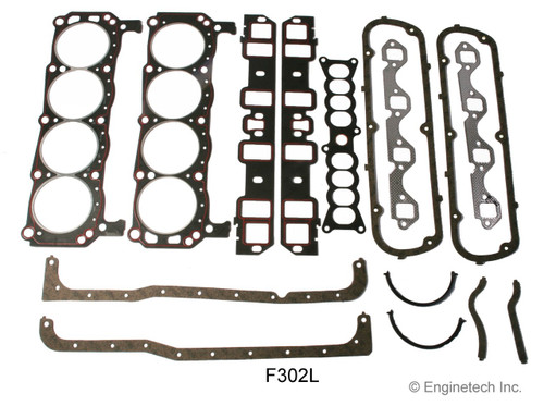 1988 Ford Country Squire 5.0L Engine Gasket Set F302L -43