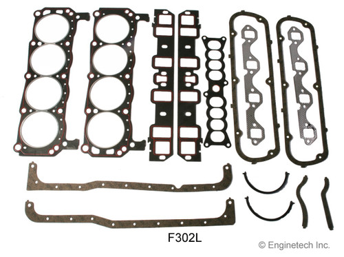 1991 Mercury Colony Park 5.0L Engine Gasket Set F302L -92