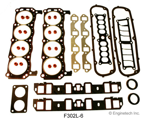 1991 Ford Country Squire 5.0L Engine Gasket Set F302L-6 -83