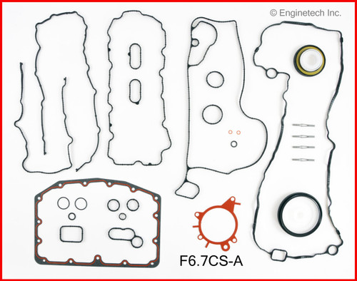 2012 Ford F-250 Super Duty 6.7L Engine Lower Gasket Set F6.7CS-A -24