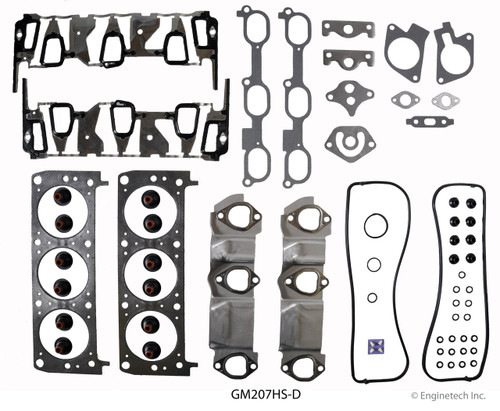 2004 Pontiac Grand Am 3.4L Engine Cylinder Head Gasket Set GM207HS-D -8