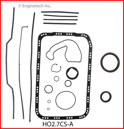 1989 Acura Legend 2.7L Engine Lower Gasket Set HO2.7CS-A -5