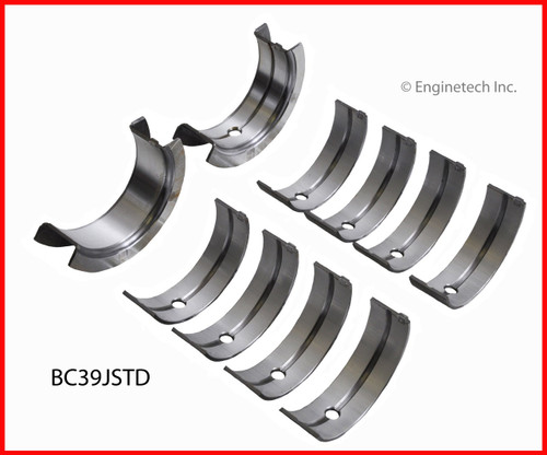 1989 Plymouth Reliant 2.2L Engine Crankshaft Main Bearing Set BC369J -940