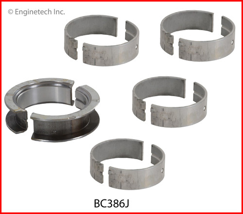1986 Pontiac Fiero 2.5L Engine Crankshaft Main Bearing Set BC386J -60