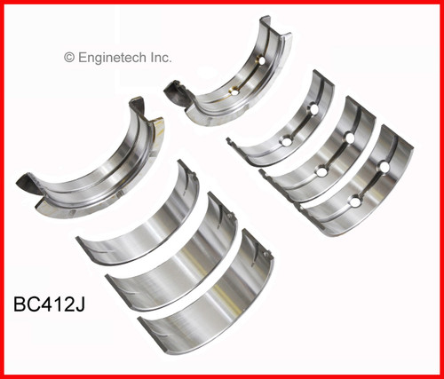1988 Pontiac 6000 2.8L Engine Crankshaft Main Bearing Set BC412J -288