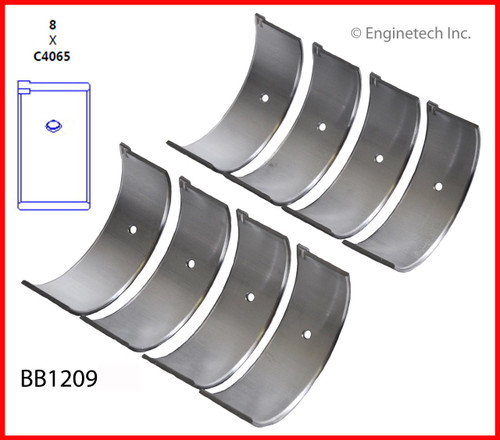 1990 Nissan Axxess 2.4L Engine Connecting Rod Bearing Set BB1209 -9