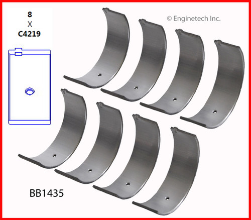 1996 Toyota Previa 2.4L Engine Connecting Rod Bearing Set BB1435 -39