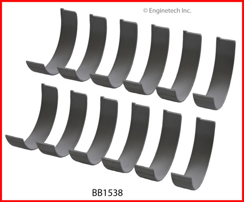 2014 Honda Ridgeline 3.5L Engine Connecting Rod Bearing Set BB1538 -384