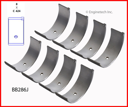 1992 Dodge Dynasty 2.5L Engine Connecting Rod Bearing Set BB286J -1176