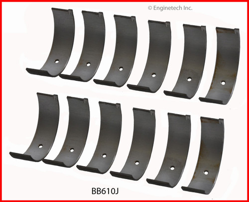 1986 Dodge D250 3.7L Engine Connecting Rod Bearing Set BB610J -915