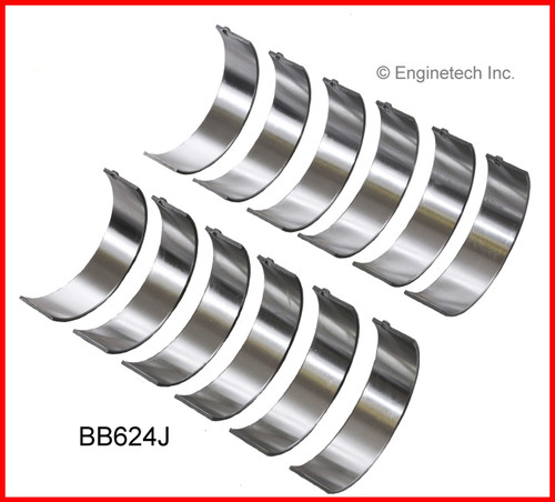 1990 Buick Reatta 3.8L Engine Connecting Rod Bearing Set BB624J -16