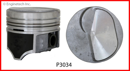 1989 Chevrolet C70 6.0L Engine Piston Set P3034(8) -45