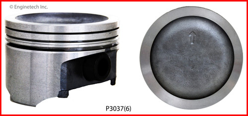 1995 Pontiac Bonneville 3.8L Engine Piston Set P3037(6) -104 1995 Pontiac Bonneville 3.8L Engine Piston Set P3037(6) -104
