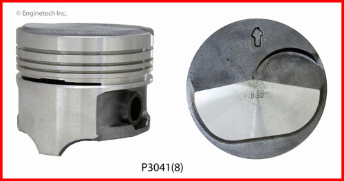 1996 Chevrolet C60 Kodiak 6.0L Engine Piston Set P3041(8) -63