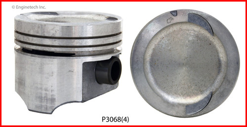 1987 Dodge Daytona 2.5L Engine Piston Set P3068(4) -16