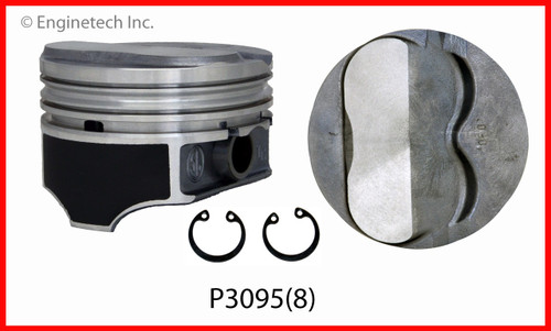 1992 Chevrolet C1500 Suburban 5.7L Engine Piston Set P3095(8) -276