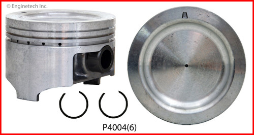 2002 Chevrolet Tracker 2.5L Engine Piston Set P4004(6) -10 2002 Chevrolet Tracker 2.5L Engine Piston Set P4004(6) -10