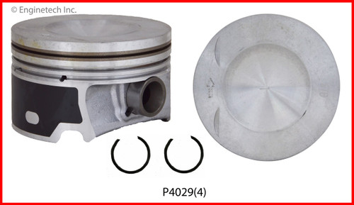 2007 Audi A4 Quattro 2.0L Engine Piston Set P4029(4) -30