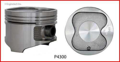 1989 Toyota Corolla 1.6L Engine Piston Set P4300(4) -15
