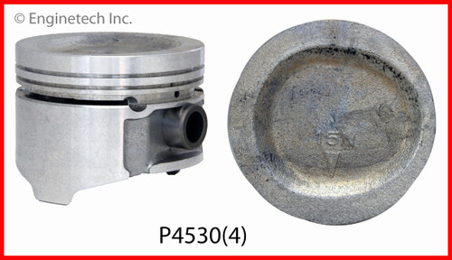 1991 Hyundai Scoupe 1.5L Engine Piston Set P4530(4) -45