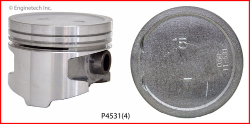 1993 Mitsubishi Mirage 1.5L Engine Piston Set P4531(4) -16