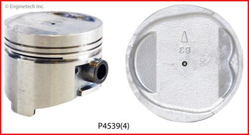 1991 Plymouth Colt 2.0L Engine Piston Set P4539(4) -57