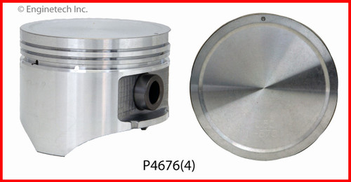 1993 Nissan D21 2.4L Engine Piston Set P4676(4) -12
