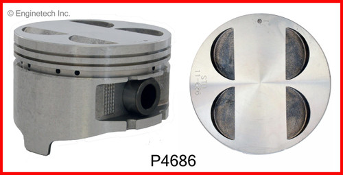 1993 Isuzu Trooper 3.2L Engine Piston Set P4686(6) -6