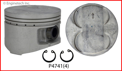 1997 Honda Prelude 2.2L Engine Piston Set P4741(4) -2