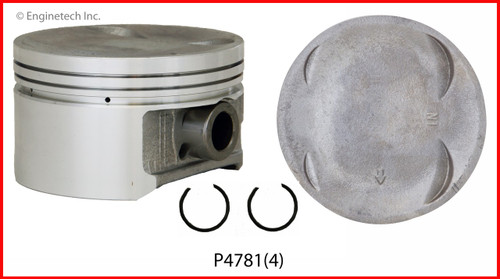 2000 Honda Accord 2.3L Engine Piston Set P4781(4) -24