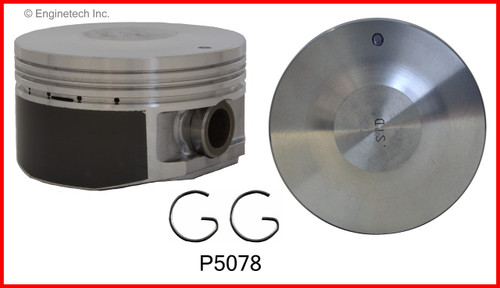 2011 Cadillac DTS 4.6L Engine Piston Set P5078(8) -56