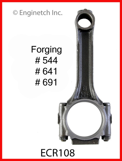 1989 Jeep Comanche 2.5L Engine Connecting Rod ECR108 -34