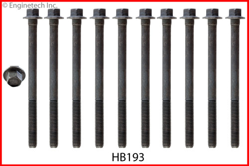 1992 Saturn SL 1.9L Engine Cylinder Head Bolt Set HB193 -3