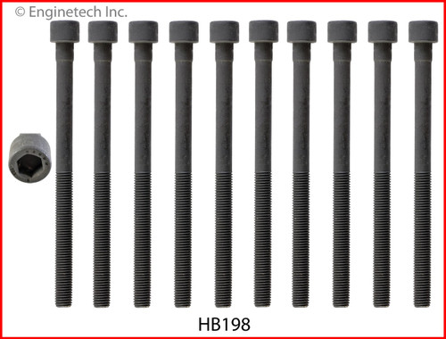 1996 Nissan 200SX 2.0L Engine Cylinder Head Bolt Set HB198 -15