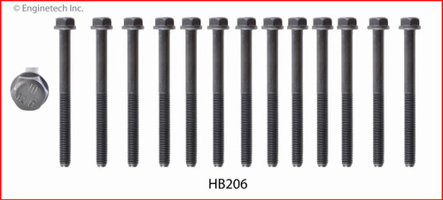2012 Ram 3500 6.7L Engine Cylinder Head Bolt Set HB206 -43