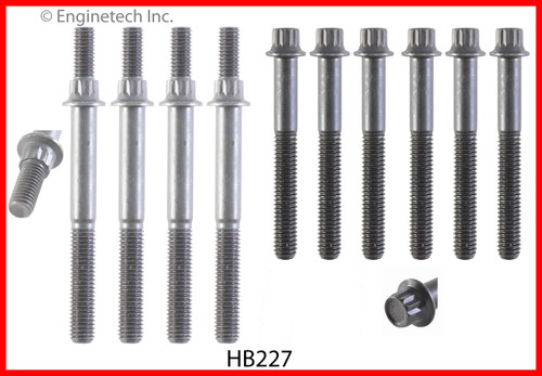 1997 Jeep TJ 2.5L Engine Cylinder Head Bolt Set HB227 -3