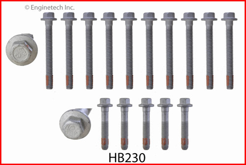 2007 Chevrolet Silverado 1500 4.8L Engine Cylinder Head Bolt Set HB230 -217
