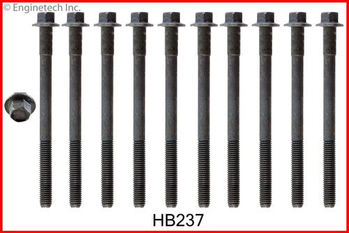 2005 Chevrolet Aveo 1.6L Engine Cylinder Head Bolt Set HB237 -6