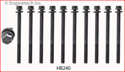 1990 Honda CRX 1.5L Engine Cylinder Head Bolt Set HB240 -9