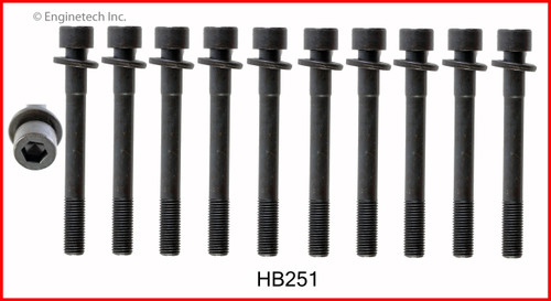 2001 Hyundai Accent 1.6L Engine Cylinder Head Bolt Set HB251 -1