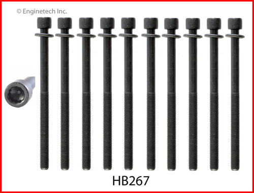 2010 Hyundai Tucson 2.4L Engine Cylinder Head Bolt Set HB267 -57
