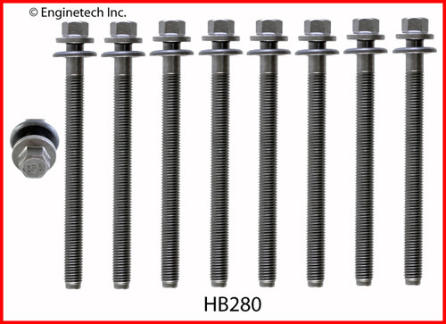 2009 Lincoln MKS 3.7L Engine Cylinder Head Bolt Set HB280 -15 2009 Lincoln MKS 3.7L Engine Cylinder Head Bolt Set HB280 -15