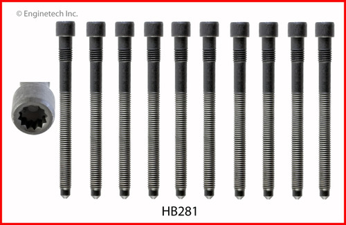 2006 Audi S4 4.2L Engine Cylinder Head Bolt Set HB281 -28