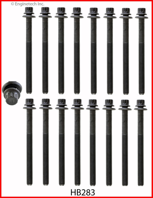 2011 Hyundai Azera 3.3L Engine Cylinder Head Bolt Set HB283 -36