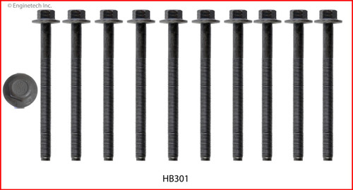 2014 Ford Mustang 5.0L Engine Cylinder Head Bolt Set HB301 -8